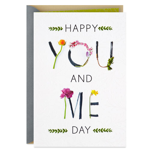 Happy You and Me Day Anniversary Card, 