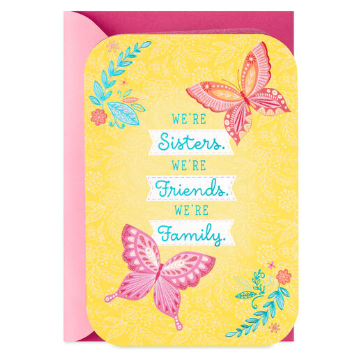 We're There for Each Other Mother's Day Card for Sister, 