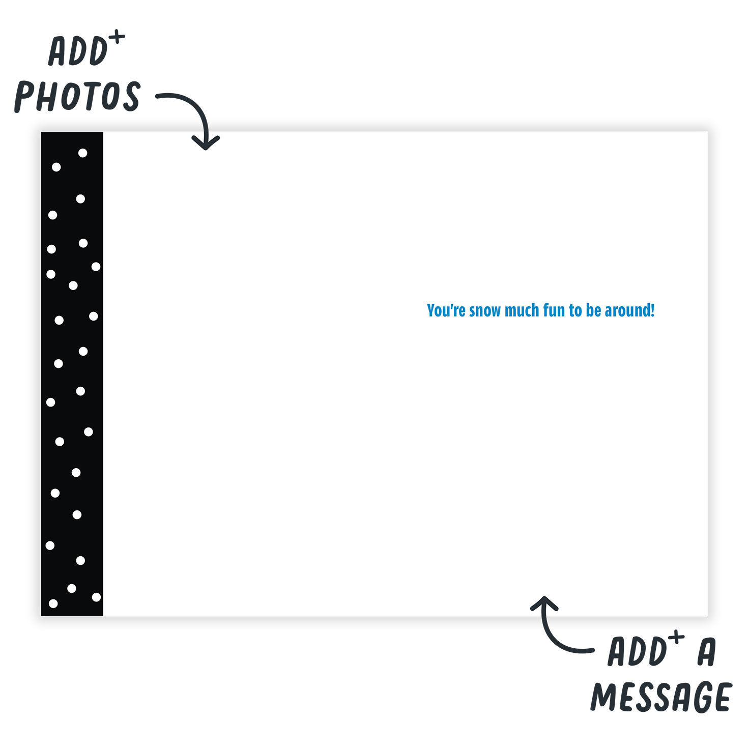 Modern Snowman Holiday eCard, , large image number 3