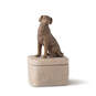 Willow Tree Dark Brown Dog Figurine Keepsake Box, , large image number 1