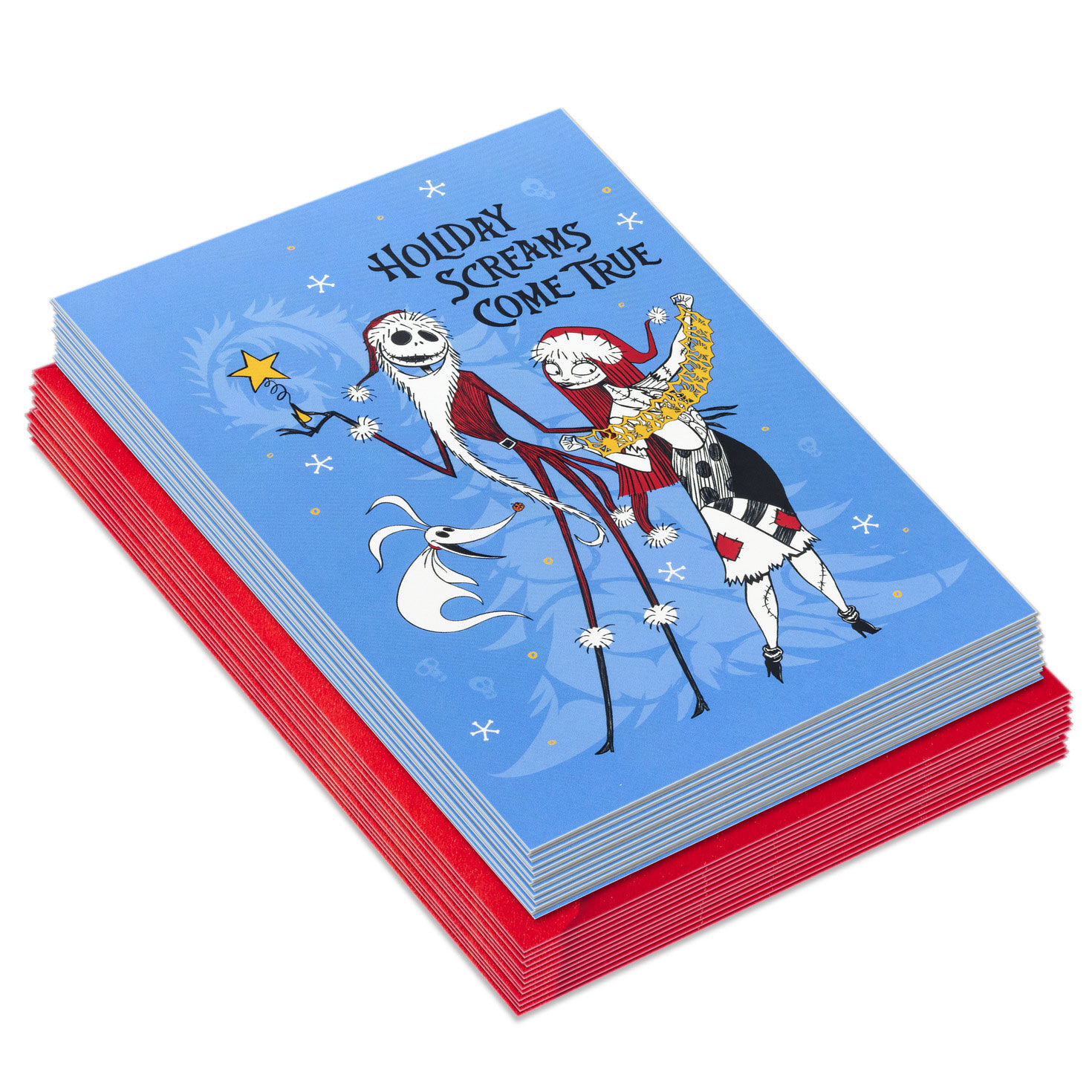 Jack Skellington and Sally Boxed Christmas Cards cards stacked image number 2
