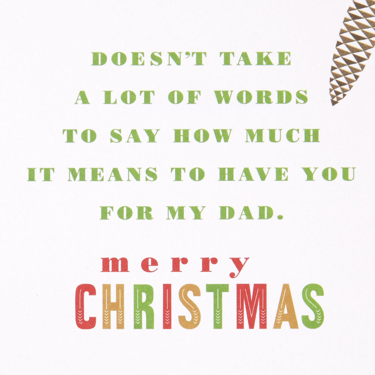 Best Dad Ever Christmas Card - Greeting Cards - Hallmark