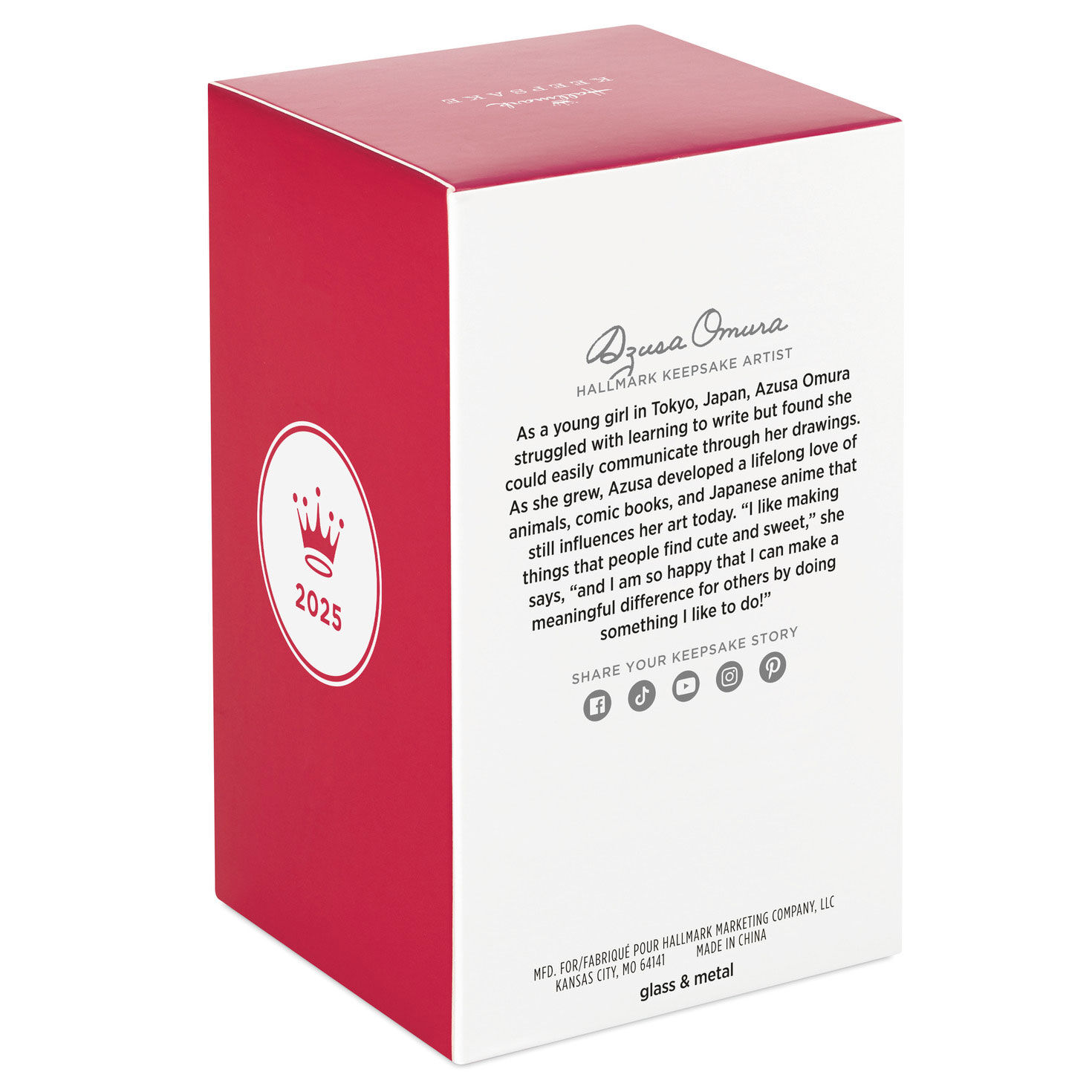 Our Sweet Beginning 2025 Glass Ornament, , large image number 7