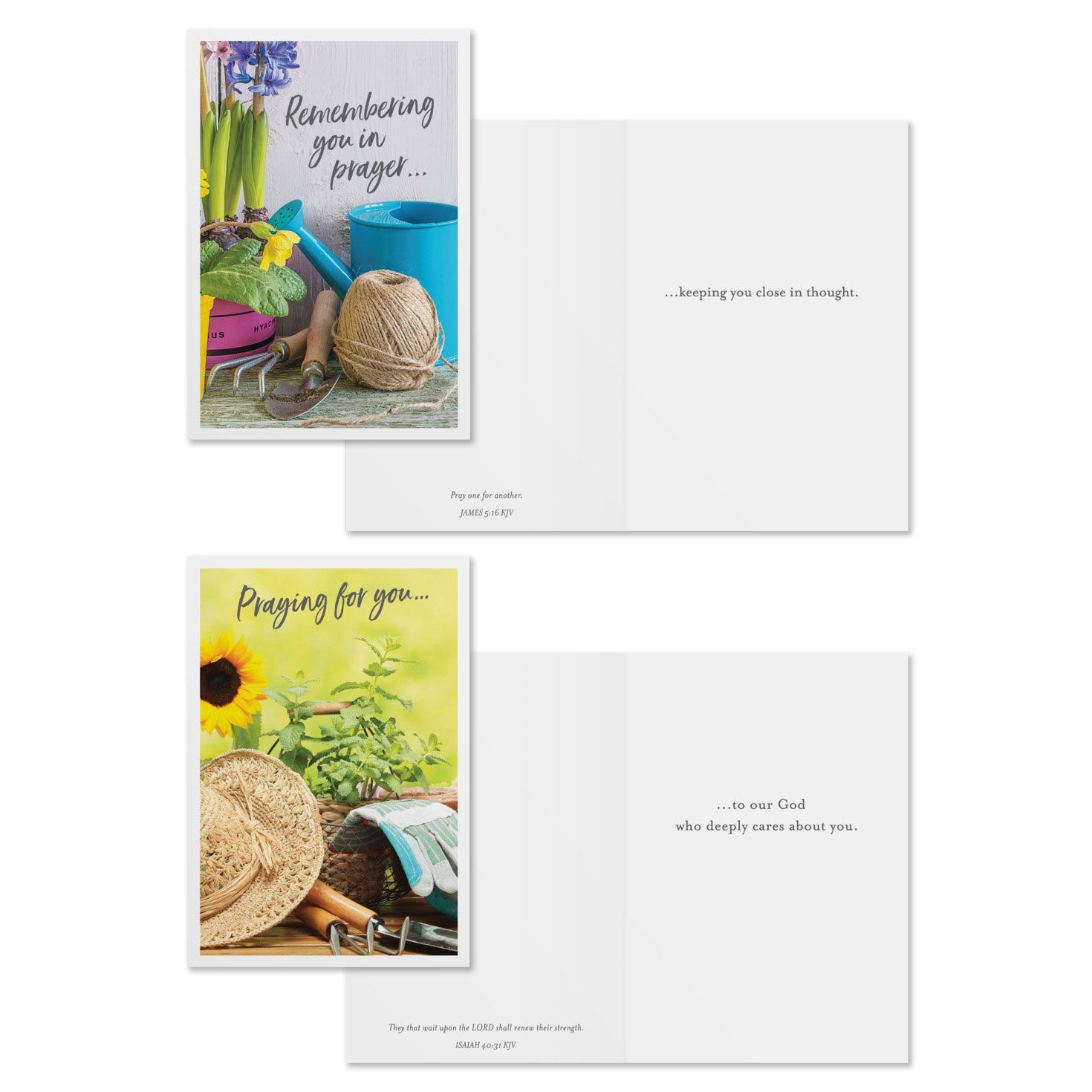 Garden Tools DaySpring Prayer Cards Assortment Card Front with Sentiment image number 3