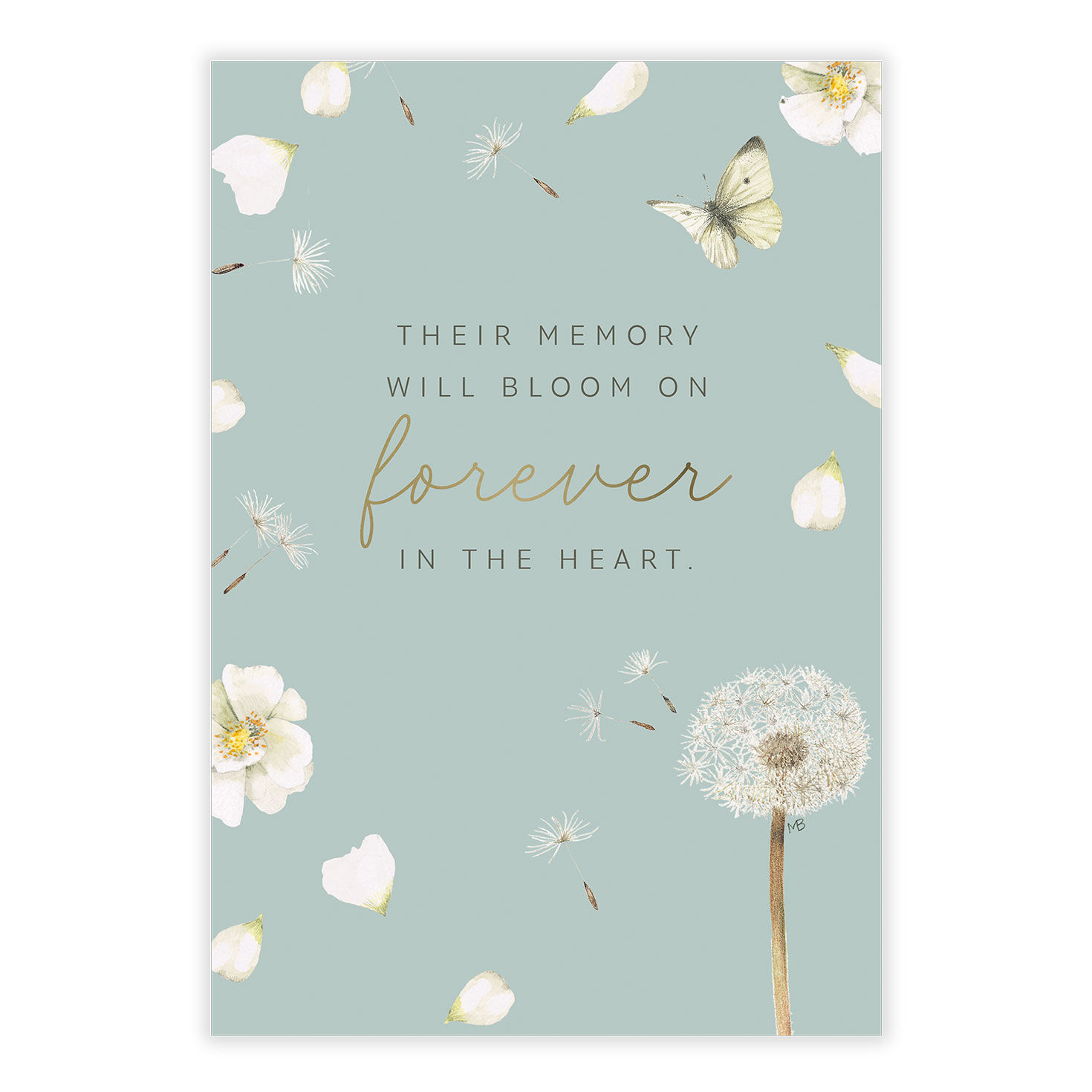 Marjolein Bastin Their Memory Will Bloom Forever Custom Sympathy Card, , large image number 8