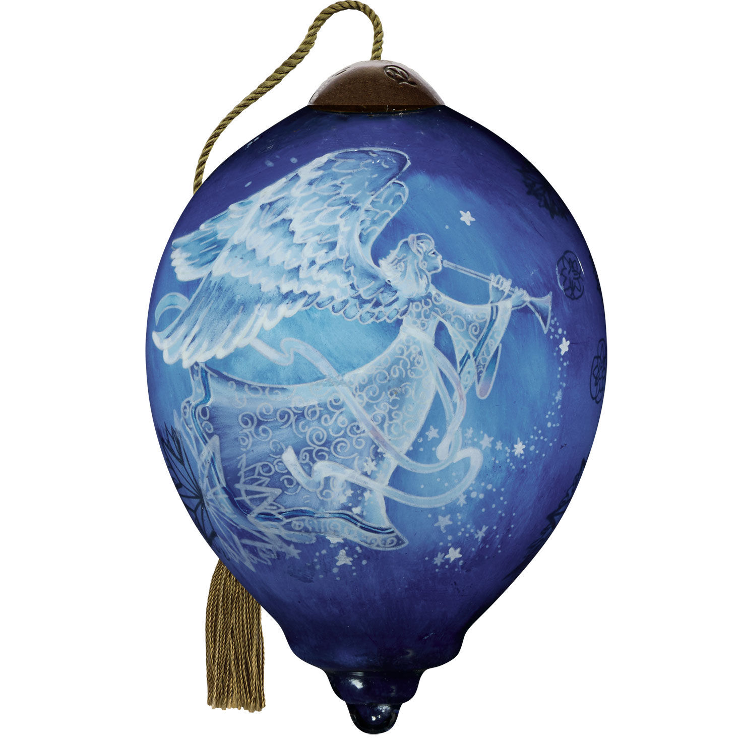 Ne'Qwa Art A Starlight Melody Glass Christmas Tree Ornament, 3.2"