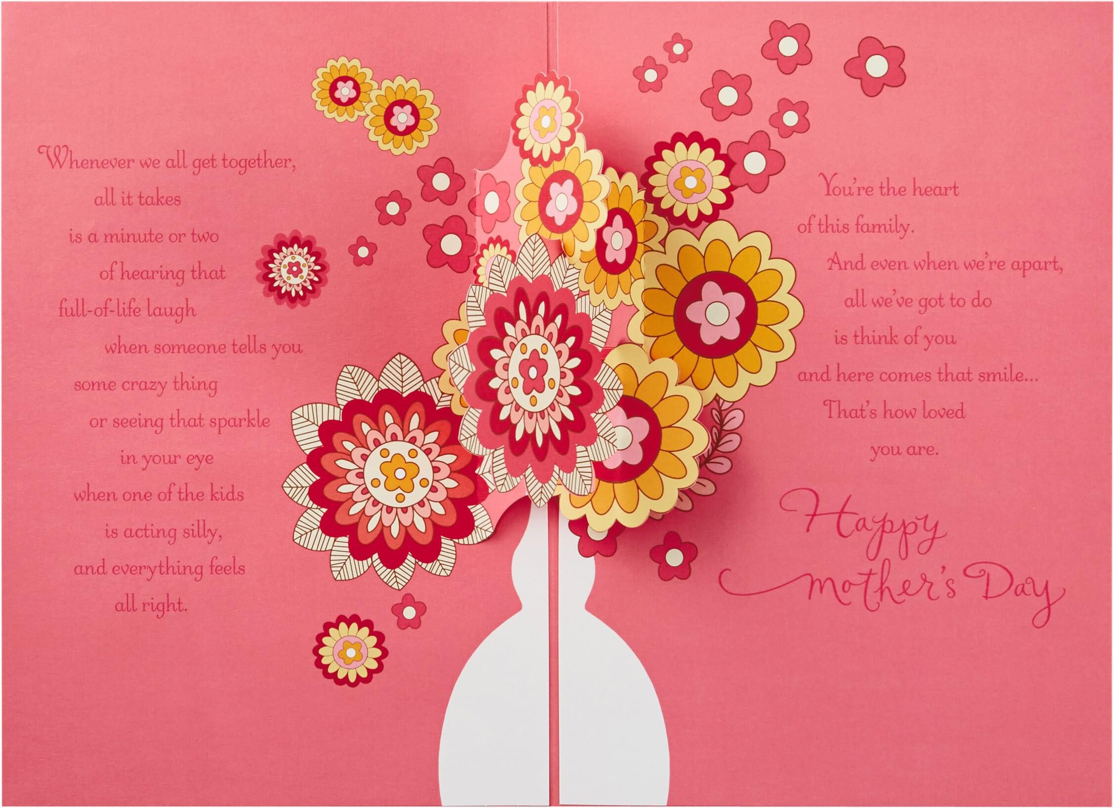 Flowers for Grandma Mother's Day Card