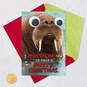 Merry Christmas Walrus Funny Christmas Card, , large image number 5
