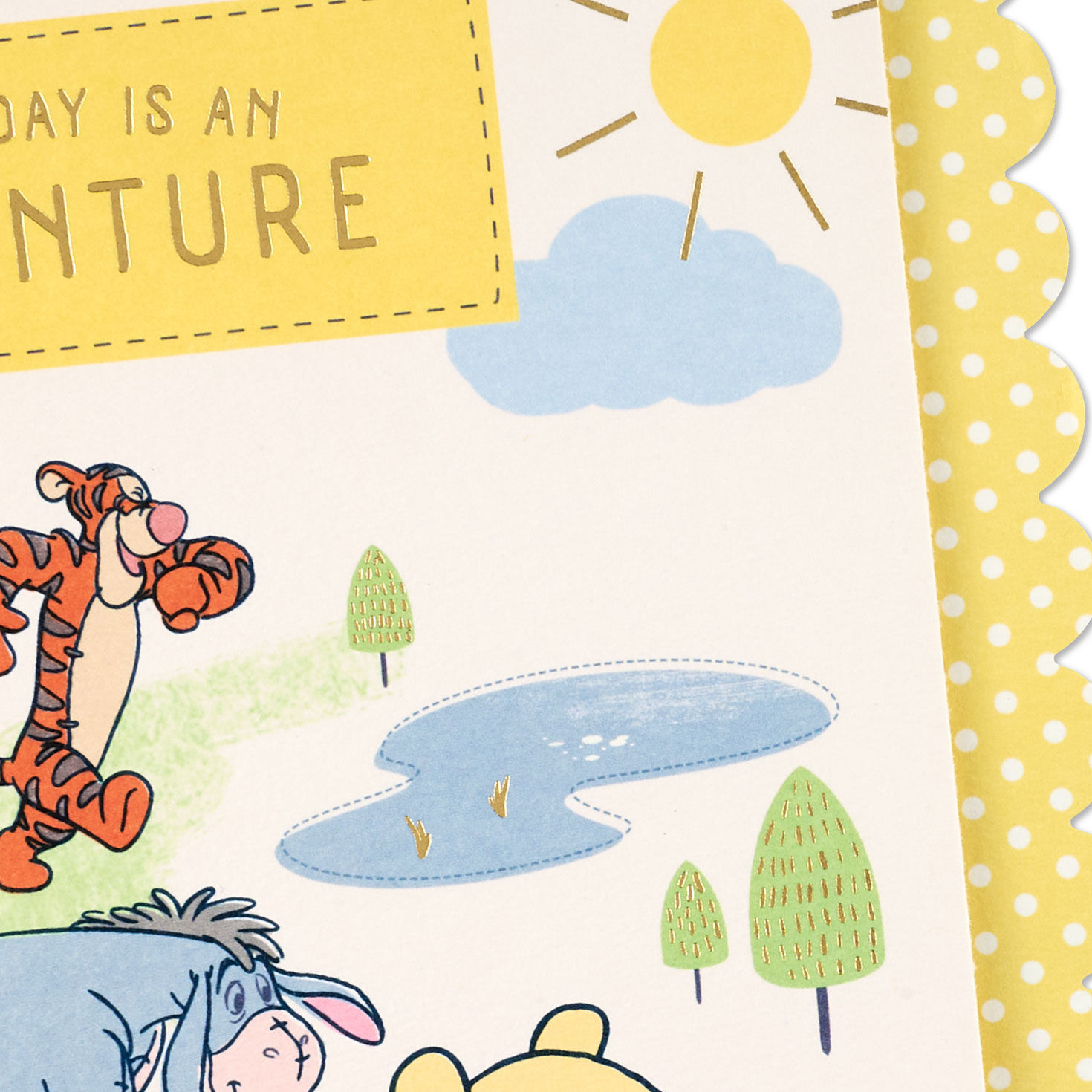 Disney Winnie the Pooh Birthday Card for Kids Card Front Detail image number 6