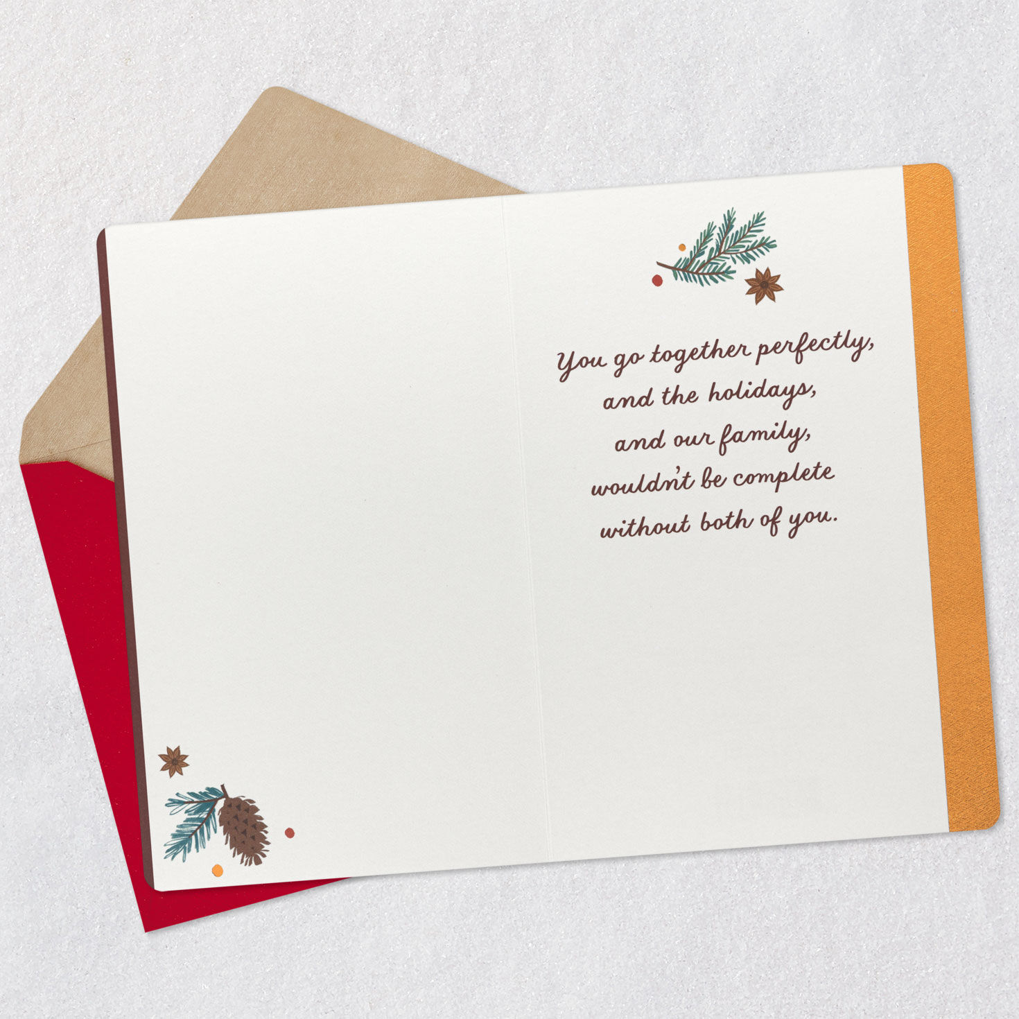 You Make Our Family Complete Holiday Card for Both for only USD 5.59 | Hallmark