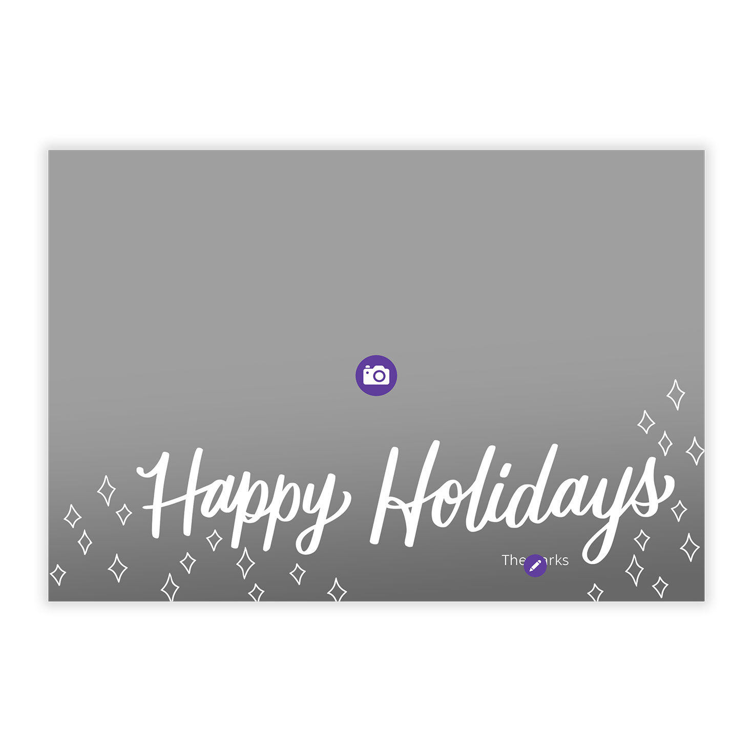 Retro Diamond Flat Holiday Photo Card, , large image number 5