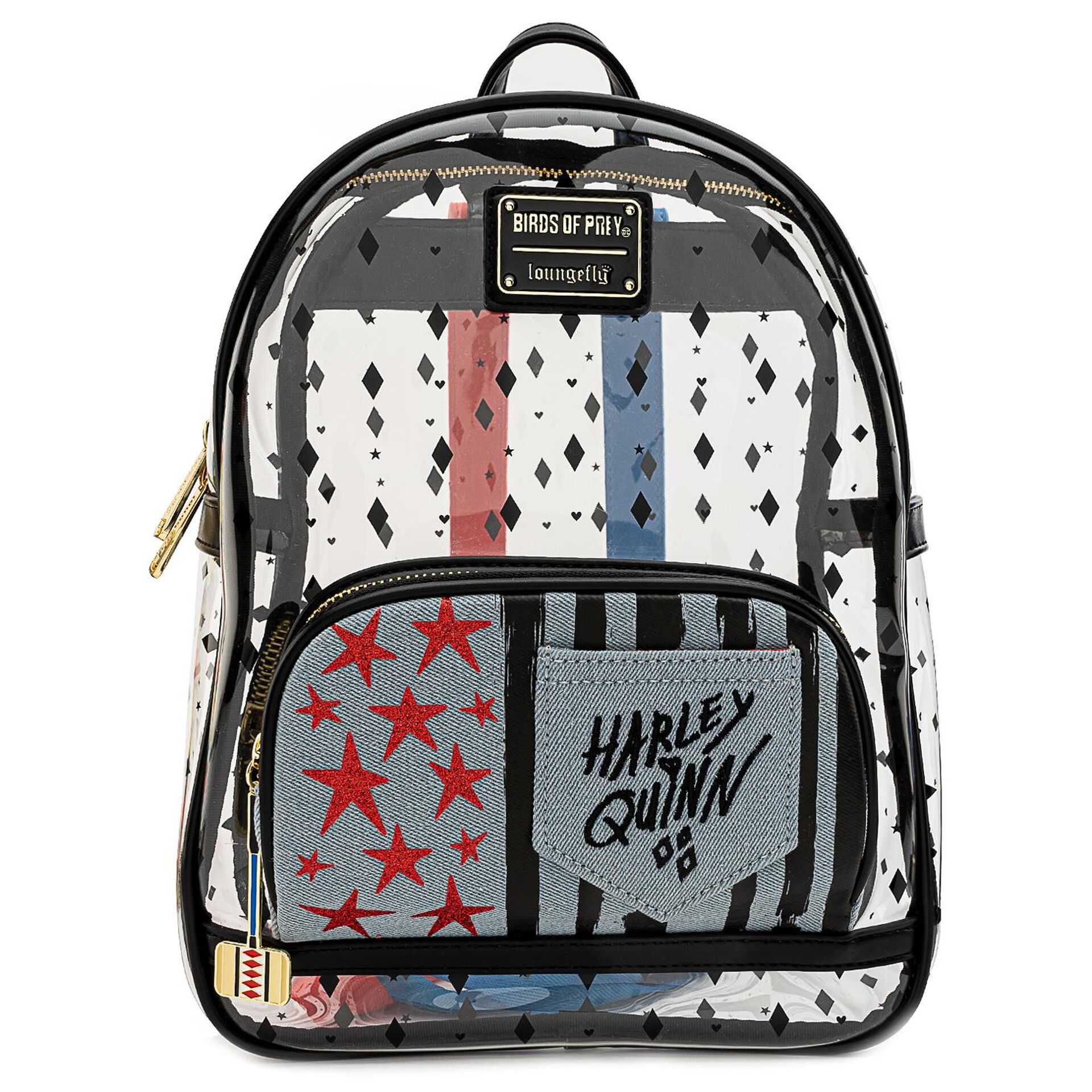 Loungefly Birds of Prey Harley Quinn Mini Backpack - Handbags & Purses ...