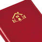 Red Faux Leather Slim Address Book, , large image number 5