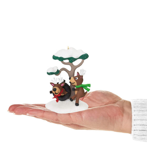 Reindeer Antics Ornament, , large image number 4