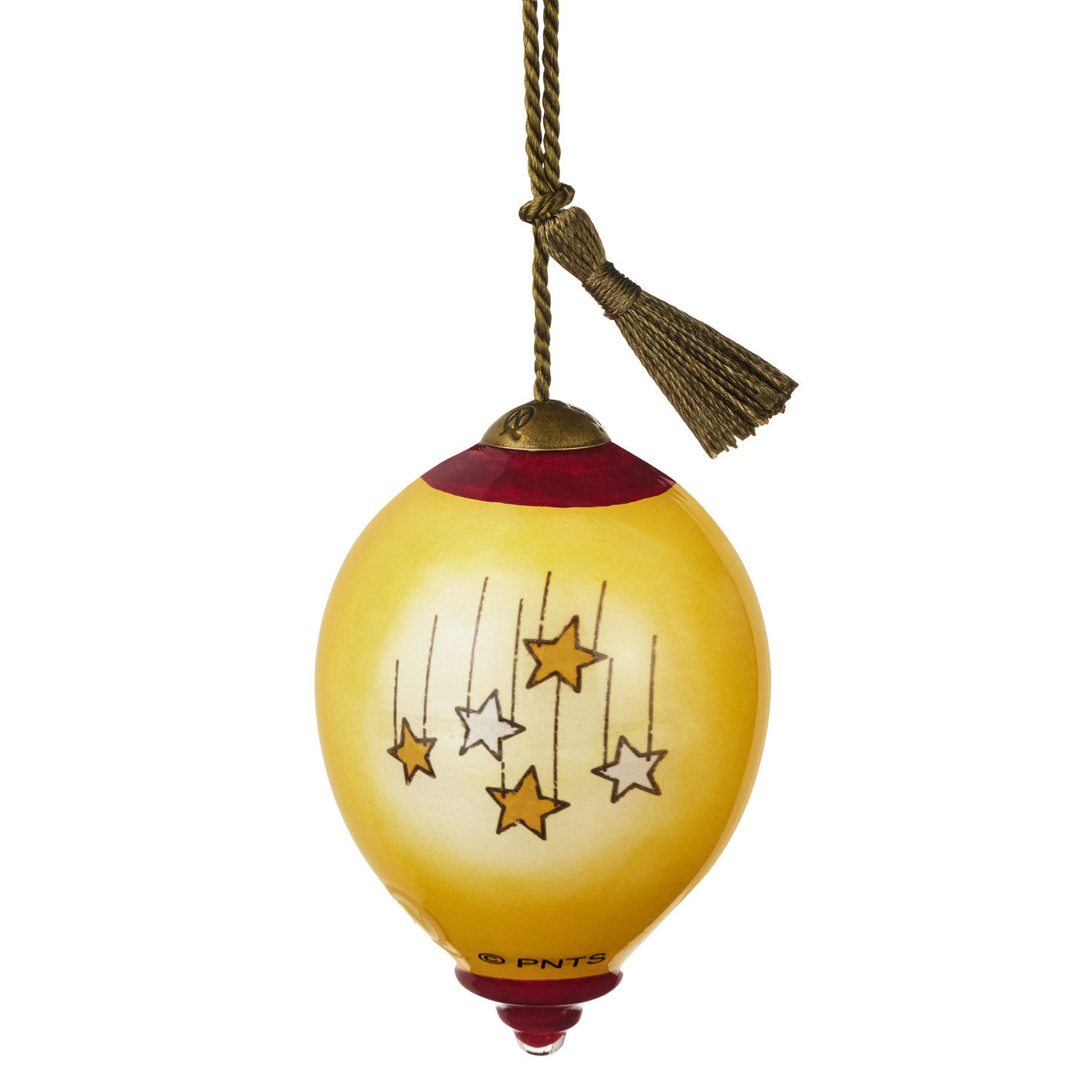 Peanuts Nativity Ne'Qwa Glass Christmas Ornament back image number 6