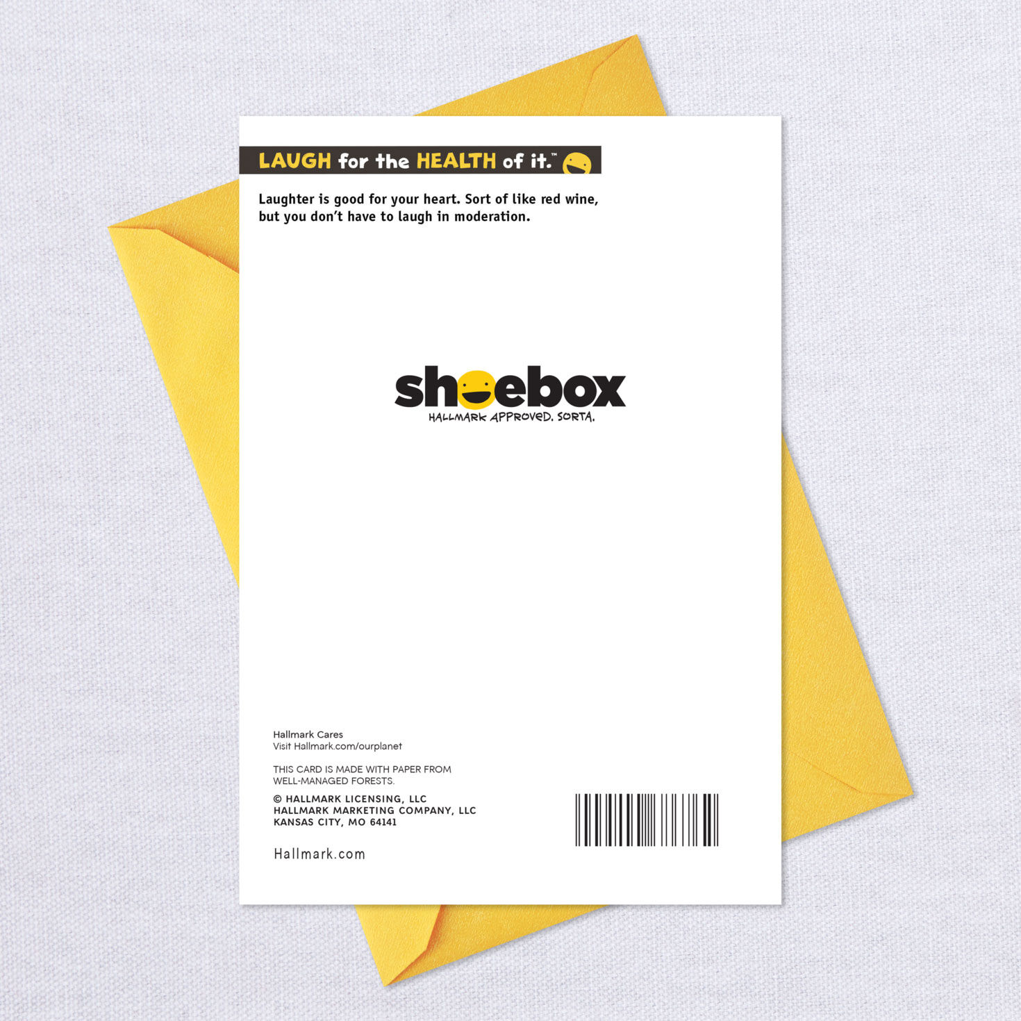 Two Snakes and a Cupcake Funny Birthday Card Card Back with Envelope image number 7