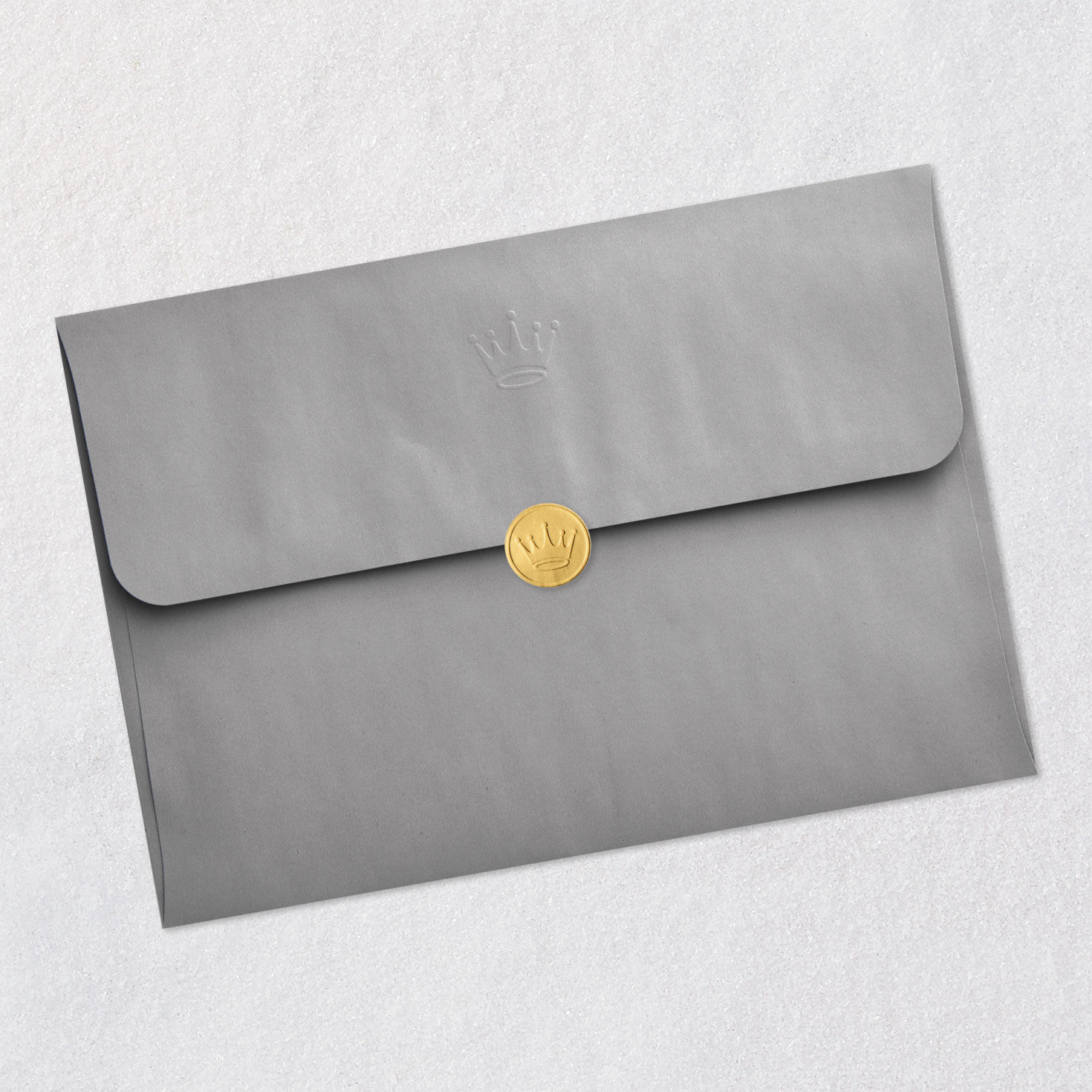 Blue Stripes with Leaves Pop-up Father's Day Card Envelope Back with Seal image number 7