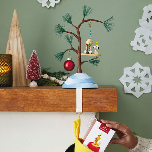 The Peanuts® Gang A Charlie Brown Christmas Ornament and Stocking Hanger, 