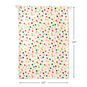 Merry and Bright Dots Christmas Fabric Gift Bag measurement image number 3