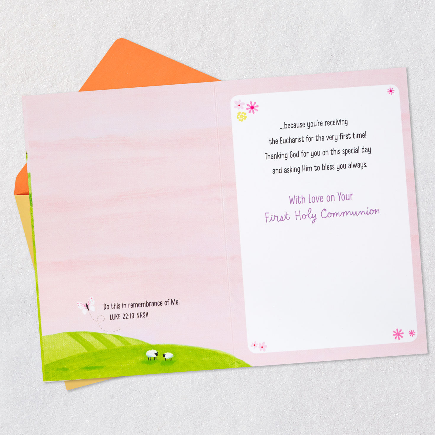 Many Things to Celebrate Religious First Communion Card for Niece, , large image number 4