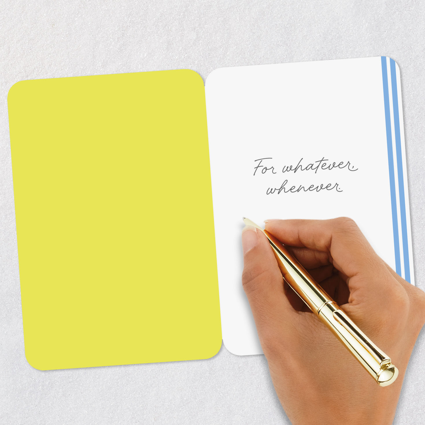 Circles and Stripes You've Got Me Encouragement Card Signing card image number 6