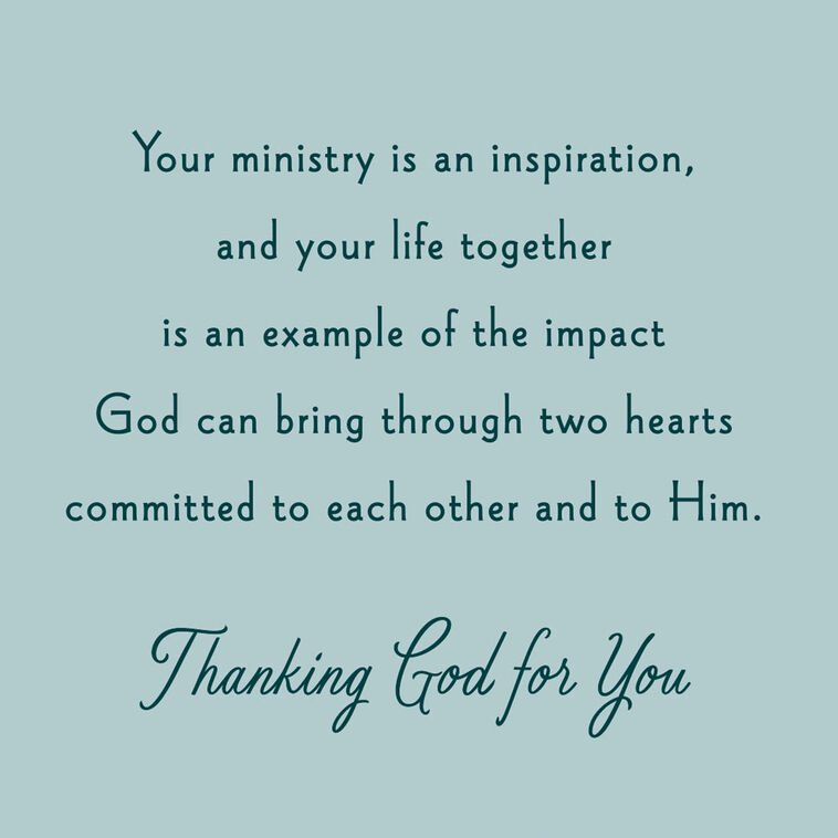 thanking-god-for-you-religious-thank-you-card-for-pastor-and-wife-greeting-cards-hallmark for Pastor Appreciation Cards Free Printable Thanking God for You Religious Thank You Card for Pastor and Wife - Greeting Cards | Hallmark for Pastor Appreciation Cards Free Printable