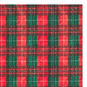 Red and Green Christmas Plaid Tissue Paper flat image number 4