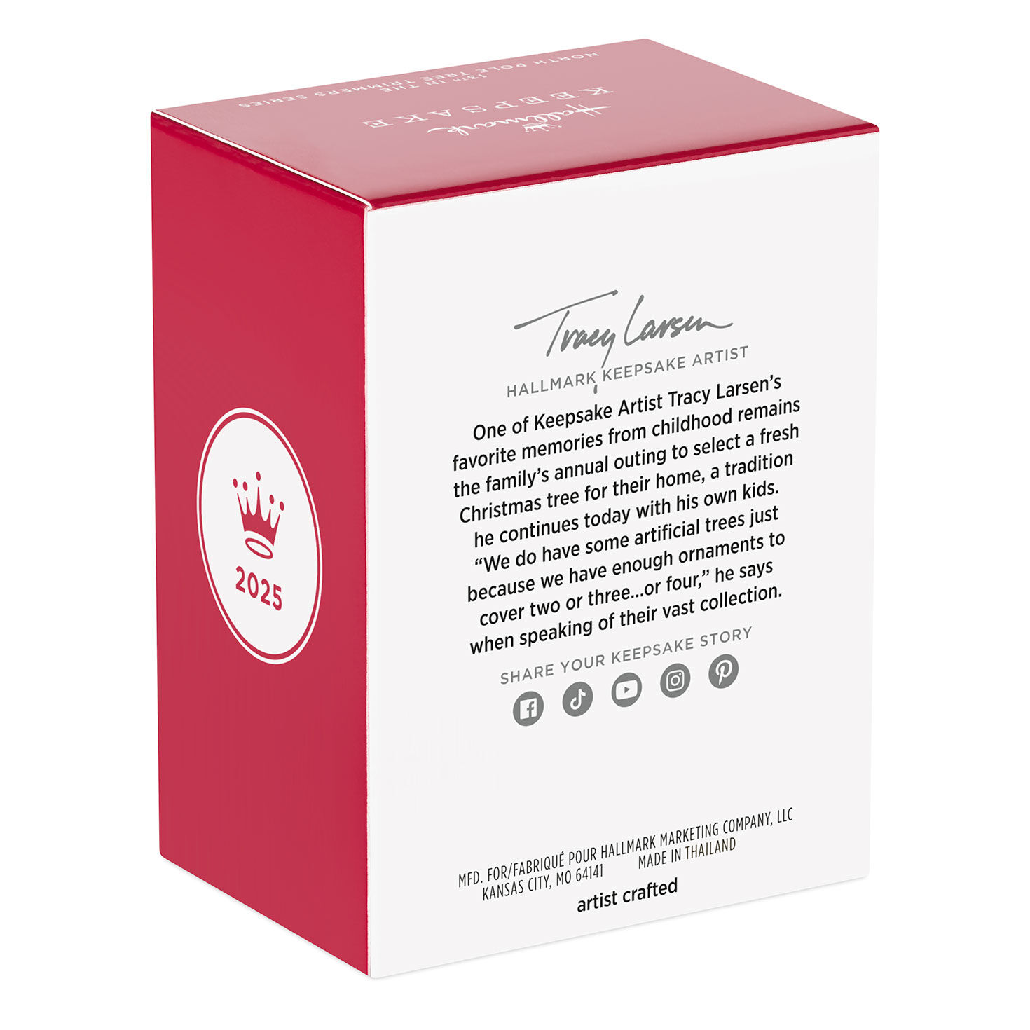 Elf With Vintage Candy Keepsake Ornament Package back image number 8