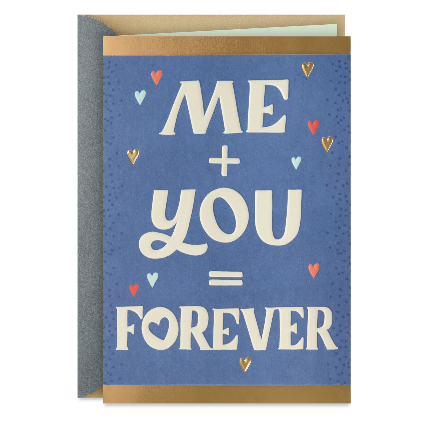 Me Plus You Forever Romantic Anniversary Card