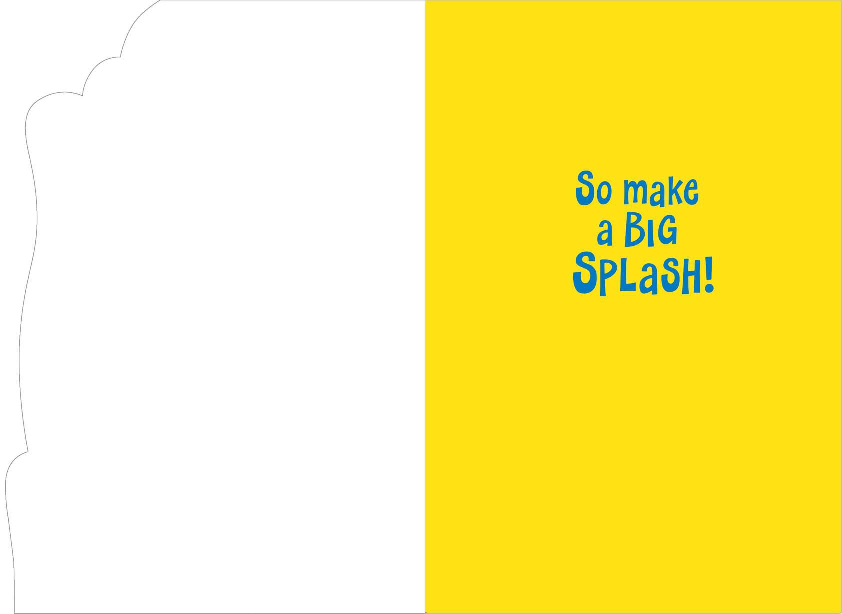 Disney/Pixar Finding Dory Big Day, Big Splash Birthday Card