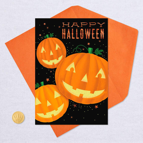 Happy Pumpkin Season Halloween Card, , large image number 5