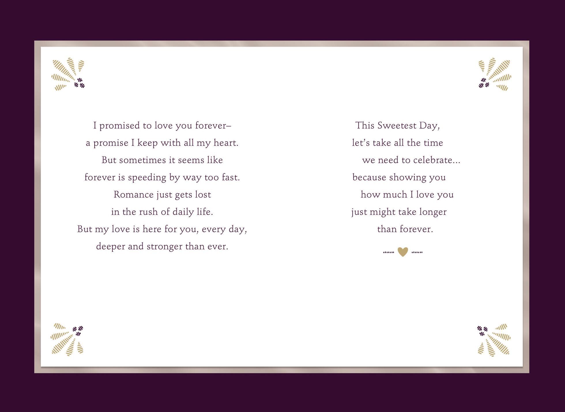 My Love Is Here for You Sweetest Day Card