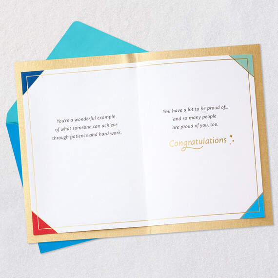 An Accomplishment That's Yours Forever High School Graduation Card, , large image number 4