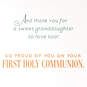 Thanking God for You First Communion Card for Granddaughter, , large image number 2