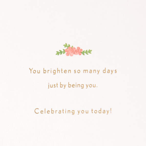 You Brighten So Many Days Flower Cart Birthday Card for Her, , large image number 2