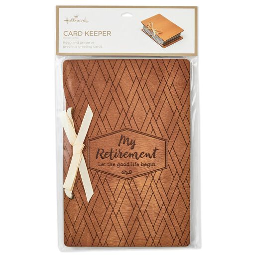 Let the Good Life Begin Retirement Card Keeper, 
