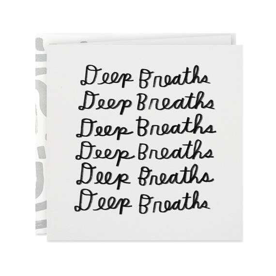 Deep Breaths Encouragement Card, , large image number 1