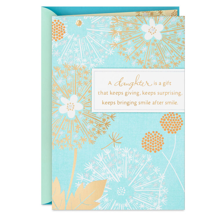 A Daughter Is a Gift Birthday Card for Daughter