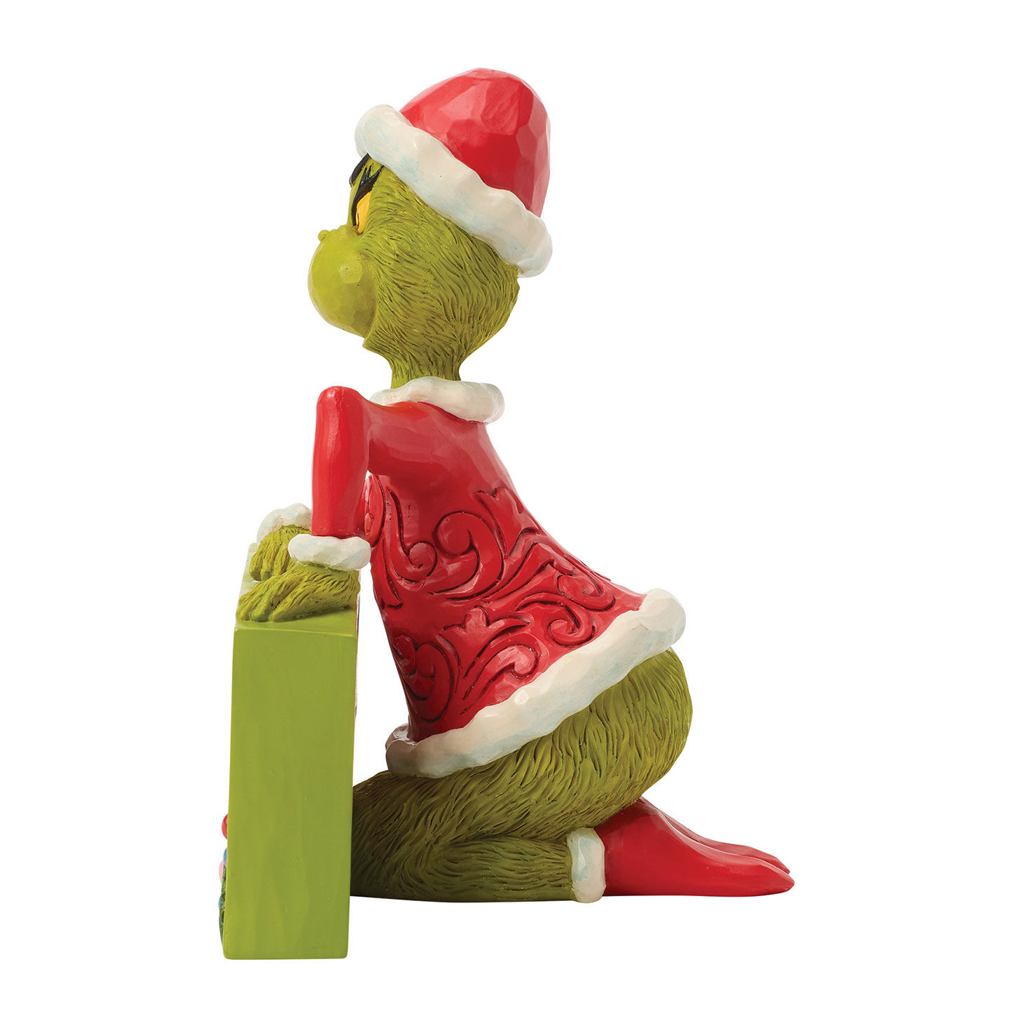 Jim Shore Grinch With Rotating Messages Statue side image number 6