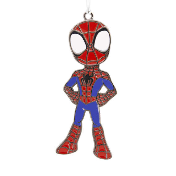 Marvel Spidey and his Amazing Friends Spidey Moving Metal Hallmark Ornament, , large image number 1