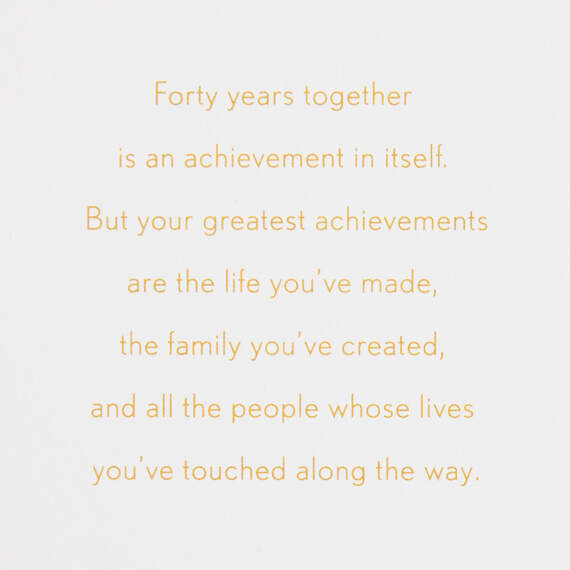 You Belong Together 40th Anniversary Card, , large image number 2