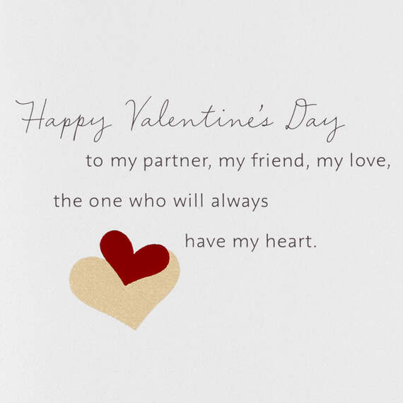 My Partner, My Friend, My Love Valentine's Day Card for Husband, , large image number 3