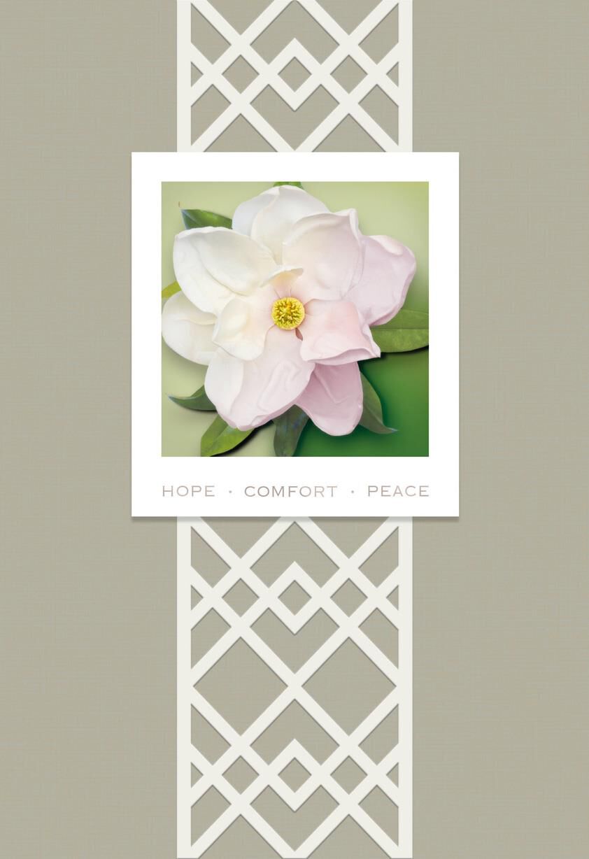 Magnolia Hope Sympathy Card