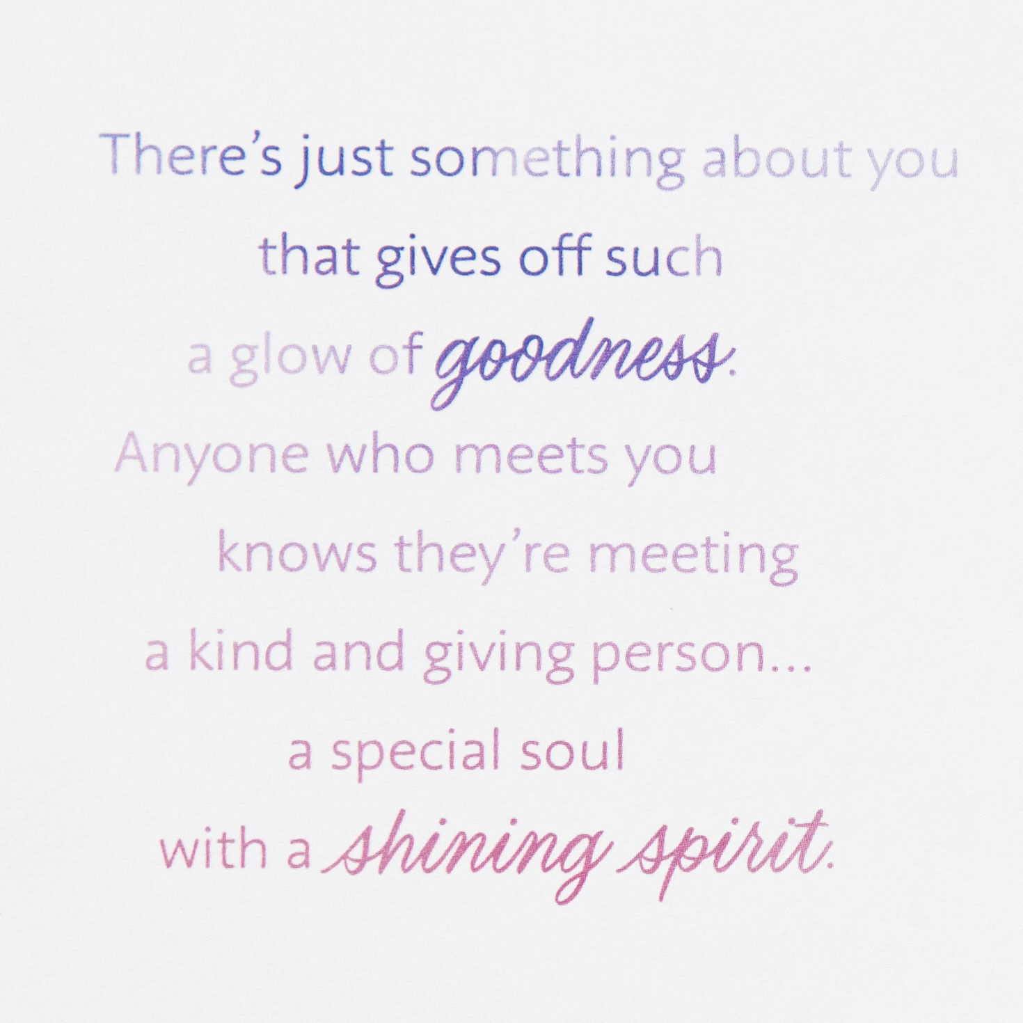 You're a Special Soul With a Shining Spirit Birthday Card, , large image number 2