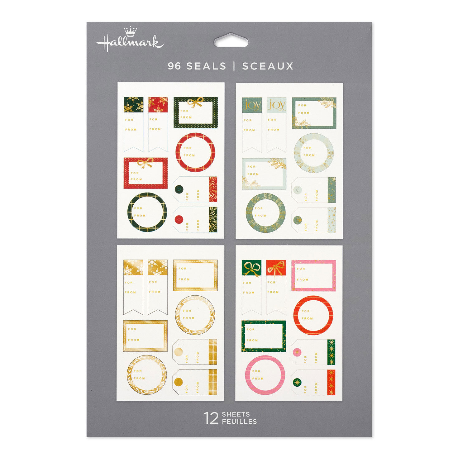 Winter Elegance Gift Tag Stickers package front image number 6