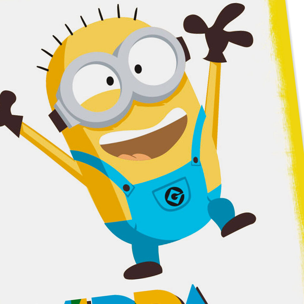 3.25" Mini Despicable Me Minions Good Luck Card Greeting Cards Hallmark