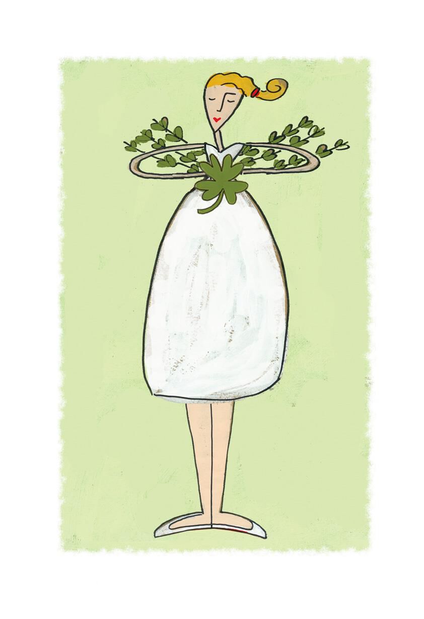 Irish Angel St. Patrick's Day Card