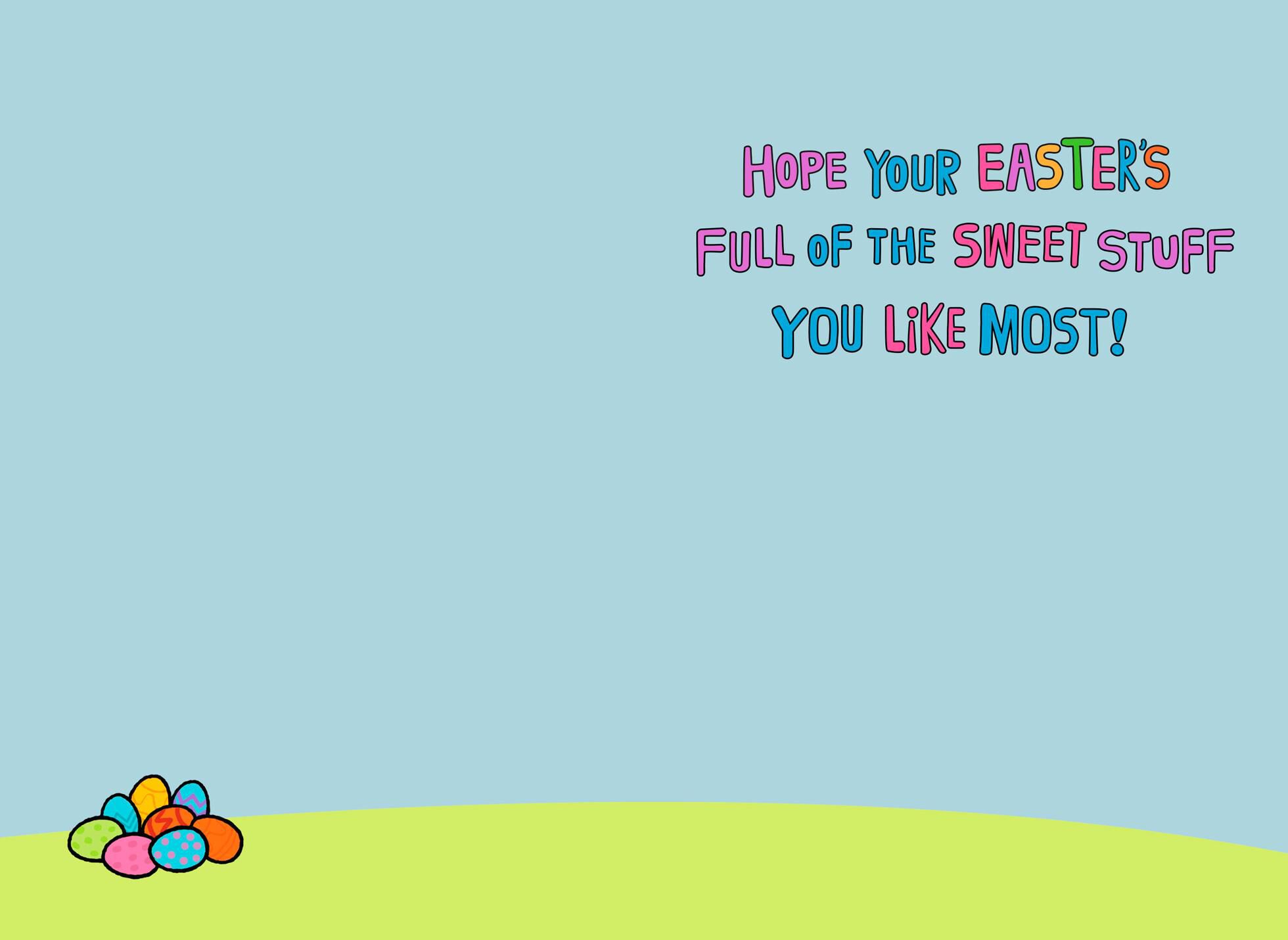 Peanuts® Snoopy Sweet Stuff Easter Card For Grandson