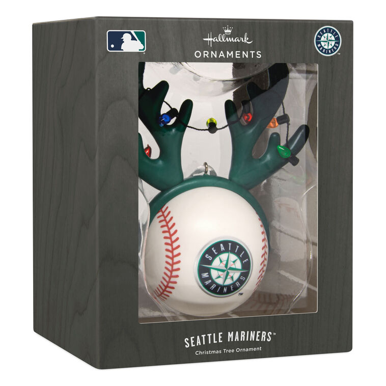 Mariners Reindeer Baseball Christmas Ornament package front image number 7