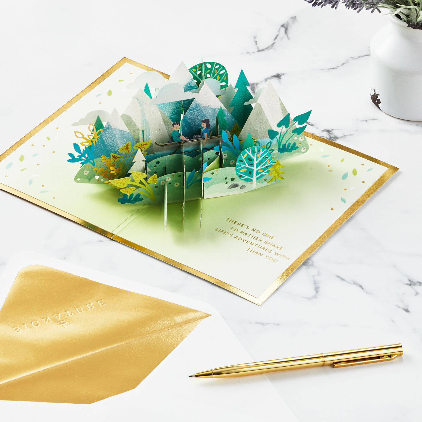 Love Sharing Life's Adventure With You 3D Pop-Up Love Card, , large image number 6